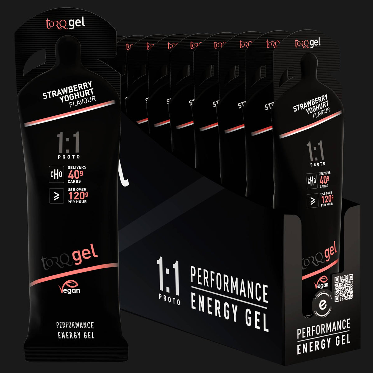 Yogurt de fresa 1:1 Proto Energy Gel