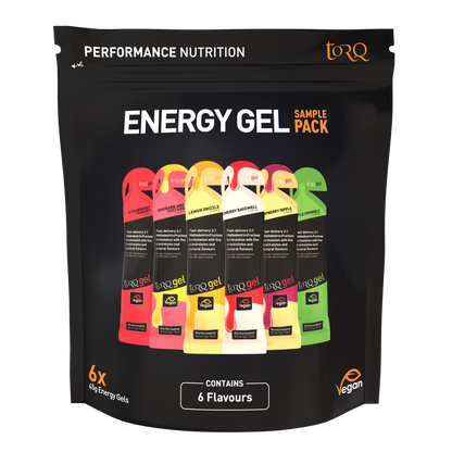 TORQ 6 Energy Gel Sample Pack